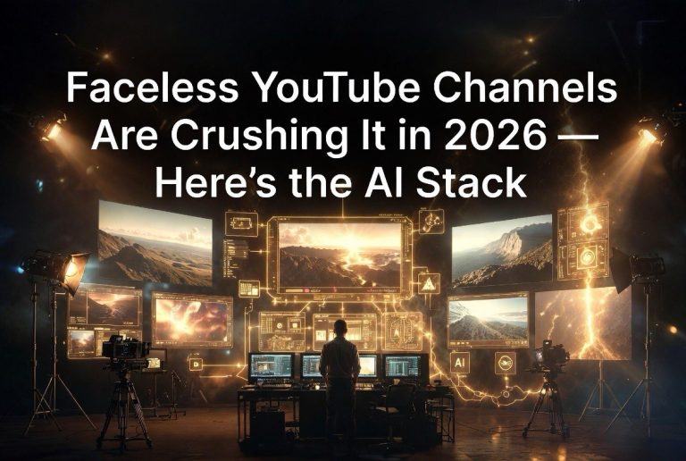 Faceless YouTube Channels Are Crushing It in 2026 — Here’s the AI Stack