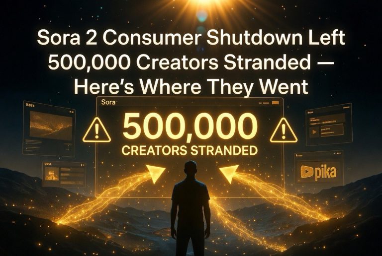Sora 2 Consumer Shutdown Left 500,000 Creators Stranded – Here’s Where They Went