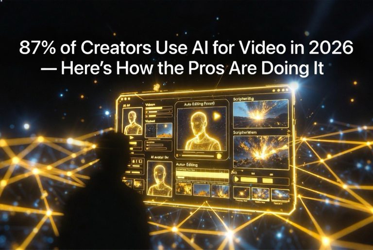 87% of Creators Use AI for Video in 2026 — Here’s How the Pros Are Doing It