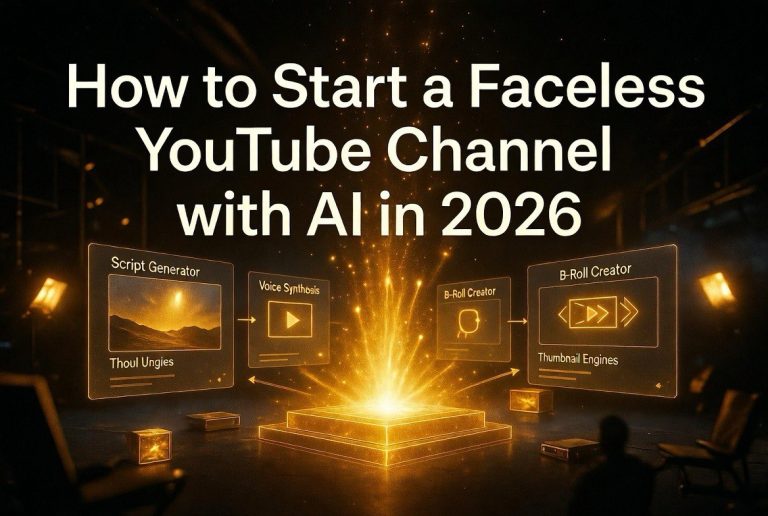 How to Start a Faceless YouTube Channel with AI in 2026