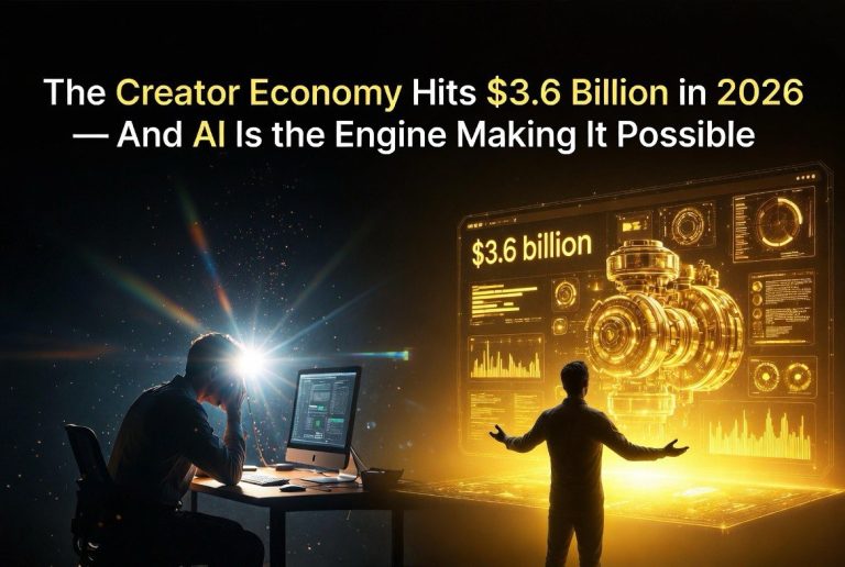 The Creator Economy Hits 03.6 Billion in 2026 — And AI Is the Engine Making It Possible