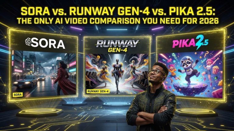 Sora vs. Runway Gen-4 vs. Pika 2.5: The Only AI Video Comparison You Need for 2026