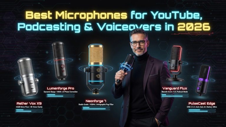 Best Microphones for YouTube, Podcasting & Voiceovers in 2026