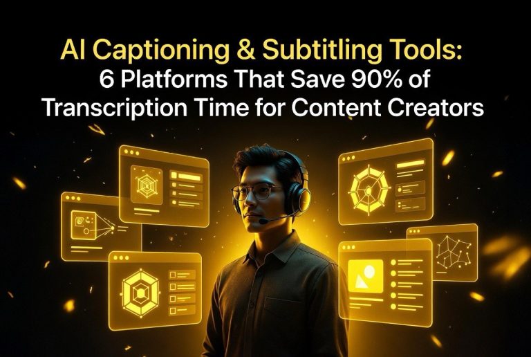 AI Captioning & Subtitling Tools: 6 Platforms That Save 90% of Transcription Time for Content Creators