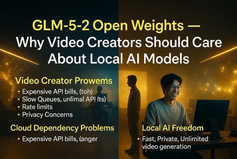 GLM-5.2 Open Weights — Why Video Creators Should Care About Local AI Models
