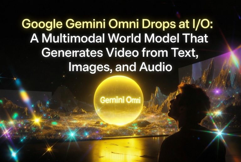 Google Gemini Omni Drops at I/O — A Multimodal World Model That Generates Video from Text, Images, and Audio