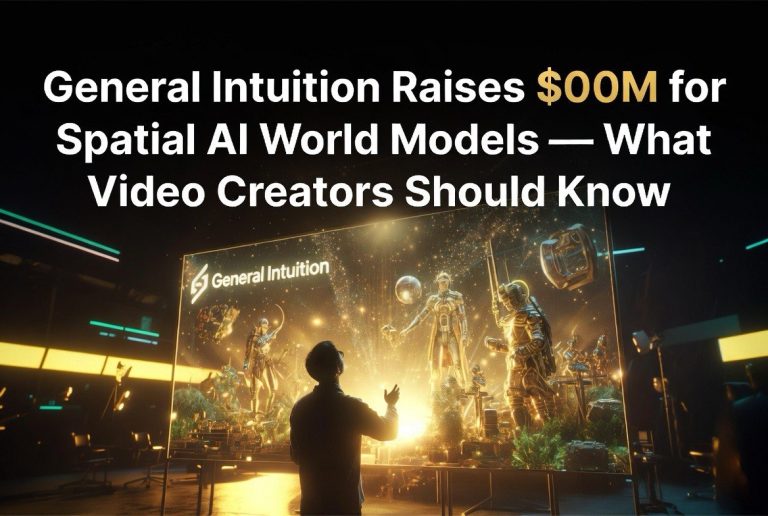 General Intuition Raises 00M for Spatial AI World Models — What Video Creators Should Know