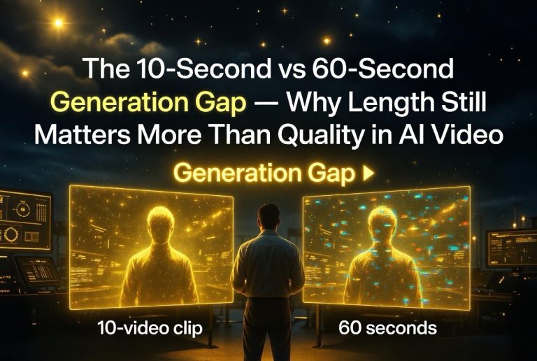 The 10-Second vs 60-Second Generation Gap — Why Length Still Matters More Than Quality in AI Video