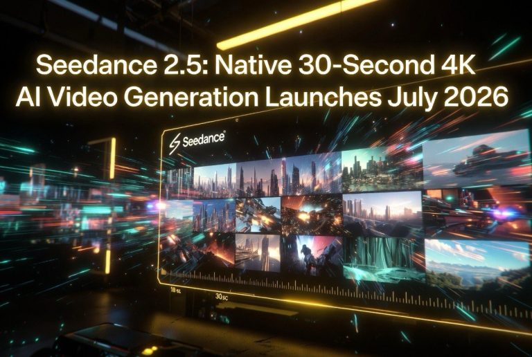 Seedance 2.5: Native 30-Second 4K AI Video Generation Launches July 2026