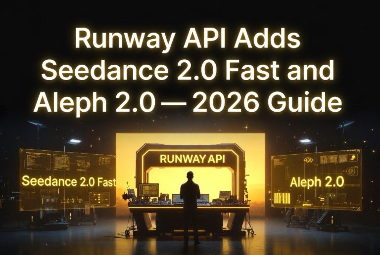 Runway API Adds Seedance 2.0 Fast and Aleph 2.0: 2026 Guide