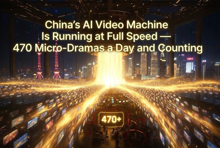 China’s AI Video Machine Is Running at Full Speed — 470 Micro-Dramas a Day and Counting