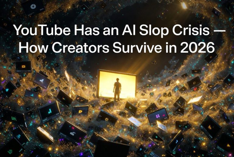 YouTube Has an AI Slop Crisis — How Creators Survive in 2026