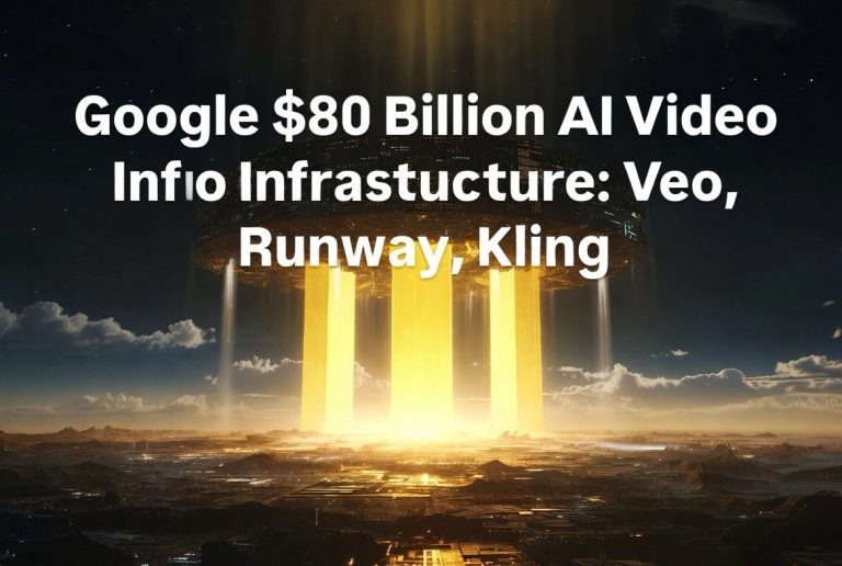 Google Just Put $80 Billion Into AI Video Infrastructure — What That Means for Veo, Runway, and Kling in 2026