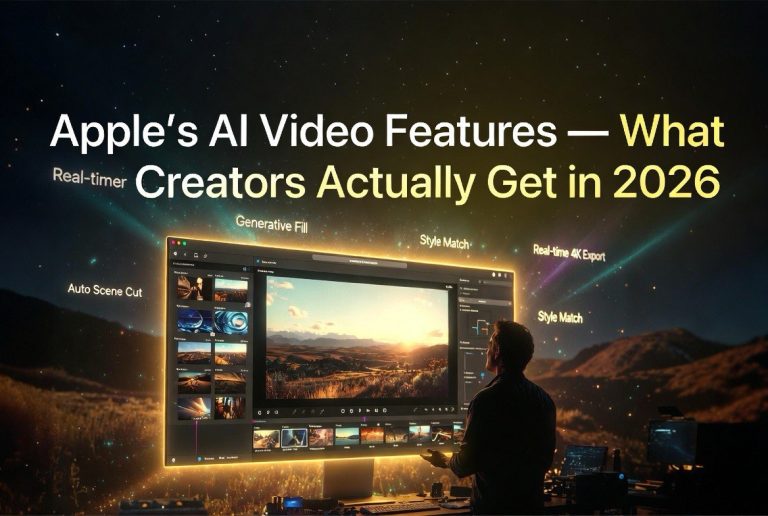 Apple’s AI Video Features: What Creators Actually Get in 2026