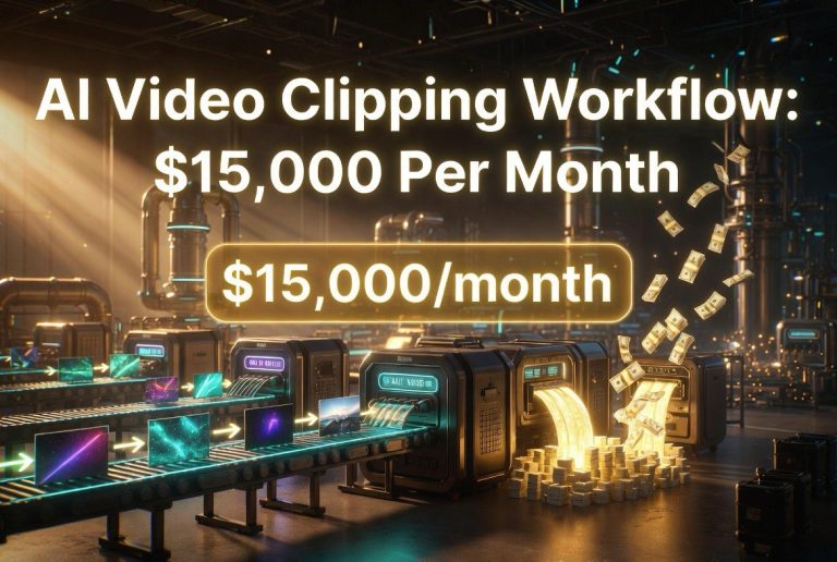 I Made $15,000 in One Month Using AI Video Clipping — Here’s the Exact Workflow I Used