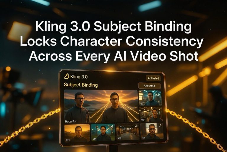 Kling 3.0 Subject Binding Locks Character Consistency Across Every AI Video Shot
