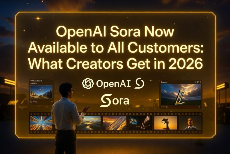 OpenAI Sora Now Available to All Customers: What Creators Get in 2026