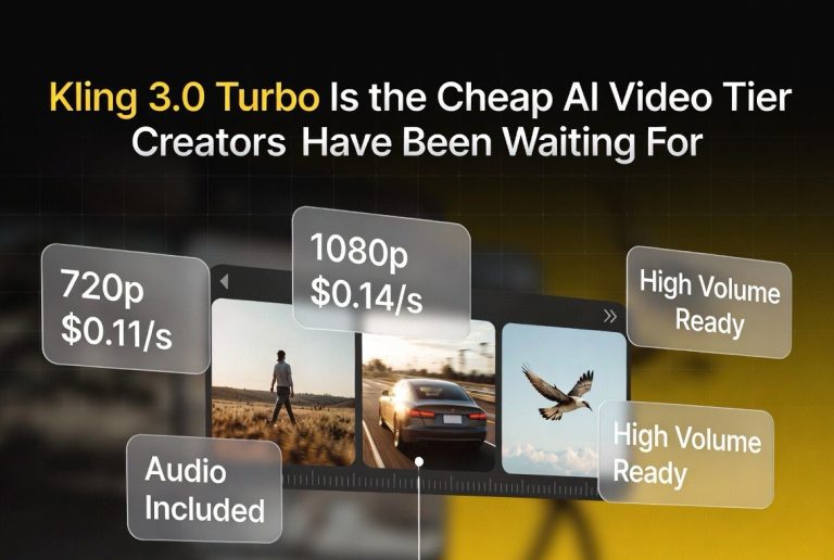 Kling 3.0 Turbo Is the Cheap AI Video Tier Creators Have Been Waiting For