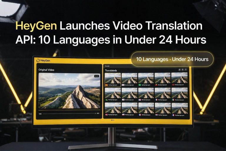 HeyGen Launches Video Translation API: 10 Languages in Under 24 Hours