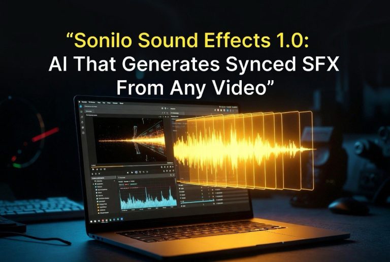 Sonilo Sound Effects 1.0: AI That Generates Synced SFX From Any Video