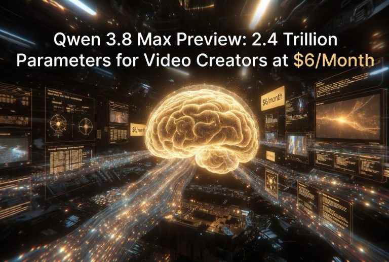 Qwen 3.8 Max Preview: 2.4 Trillion Parameters for Video Creators at $6/Month