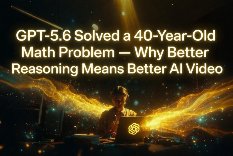 GPT-5.6 Solved a 40-Year-Old Math Problem: Why Better Reasoning Means Better AI Video