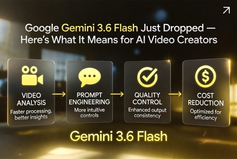 Google Gemini 3.6 Flash Just Dropped — Here’s What It Means for AI Video Creators