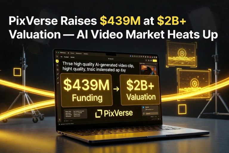 PixVerse Raises 39M at B+ Valuation — AI Video Market Heats Up