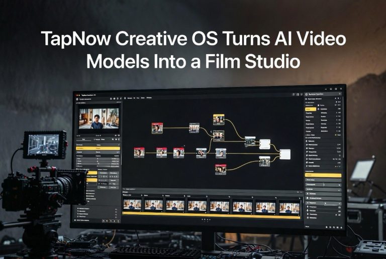 TapNow Creative OS Turns AI Video Models Into a Film Studio
