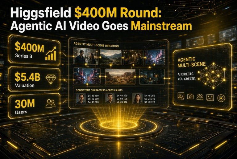 Higgsfield $400M Round: Agentic AI Video Goes Mainstream