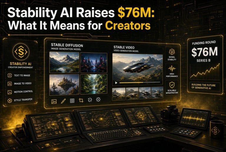 Stability AI Raises $76M: What It Means for Creators