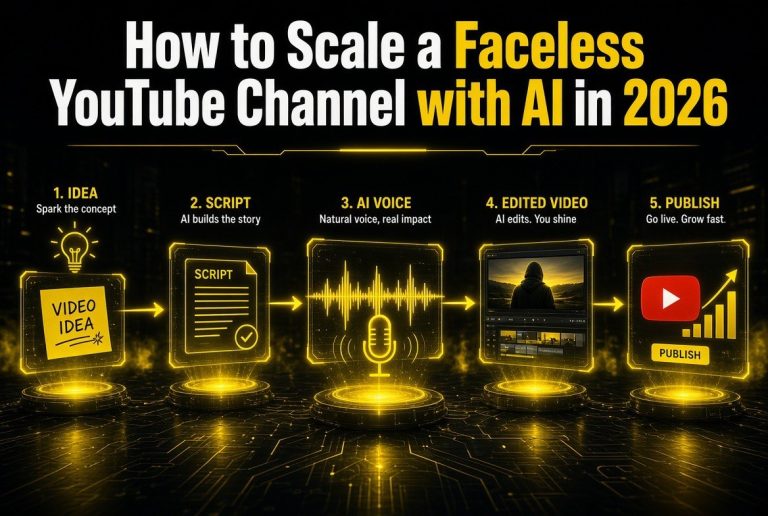 How to Scale a Faceless YouTube Channel With AI in 2026