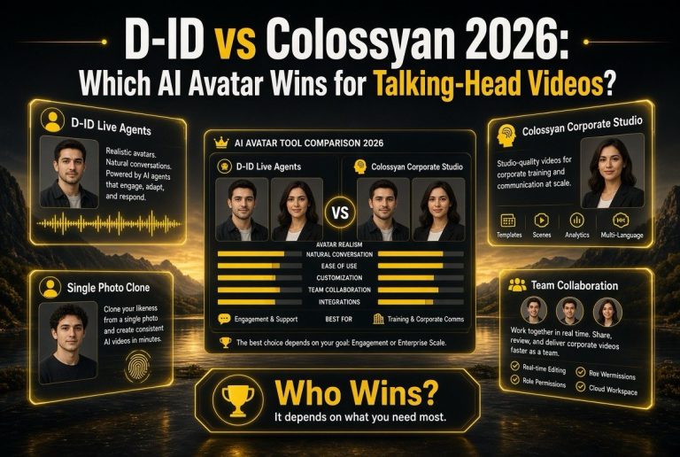 D-ID vs Colossyan 2026: Which AI Avatar Wins for Talking-Head Videos?