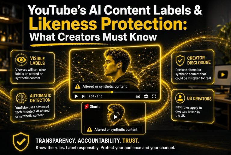 YouTube’s AI Content Labels & Likeness Protection: What Creators Must Know