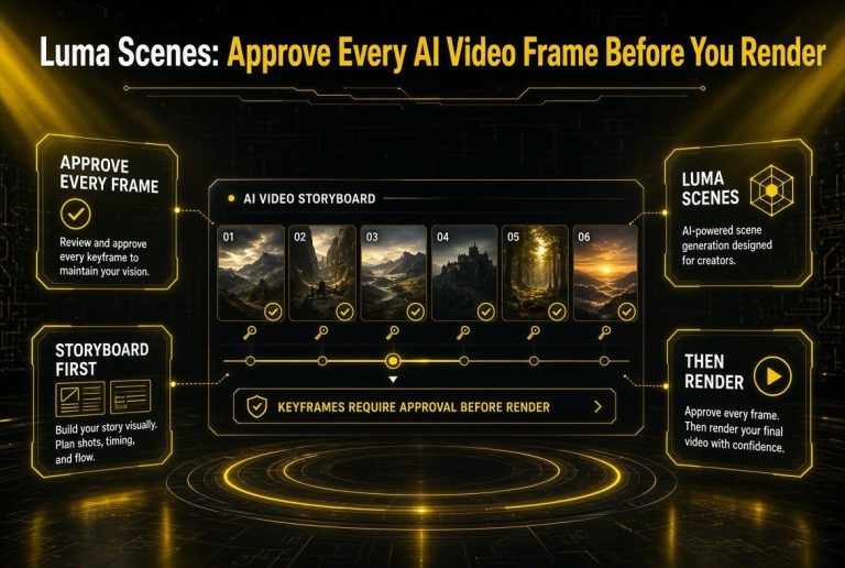 Luma Scenes: Approve Every AI Video Frame Before You Render