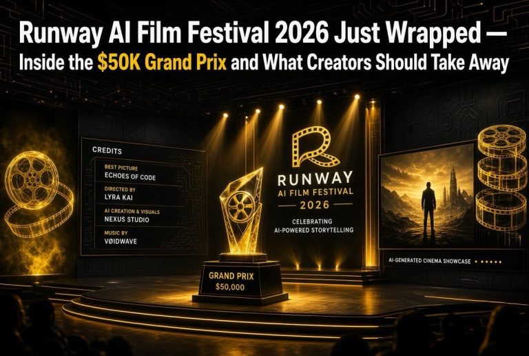 Runway AI Film Festival 2026 Just Wrapped — Inside the 0K Grand Prix and What Creators Should Take Away