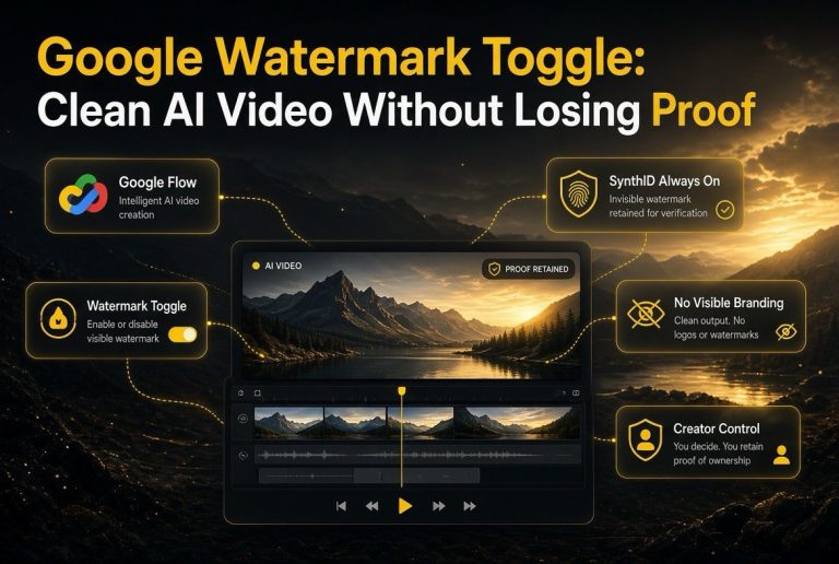 Google Watermark Toggle: Clean AI Video Without Losing Proof