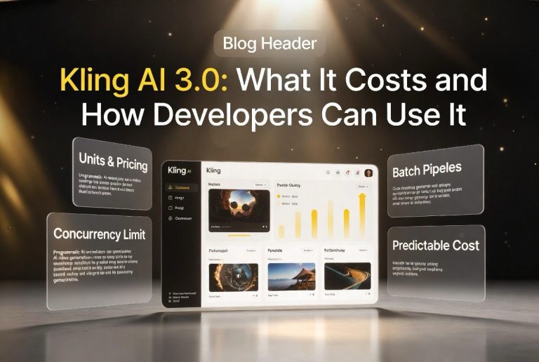 Kling API 3.0: What It Costs and How Developers Can Use It