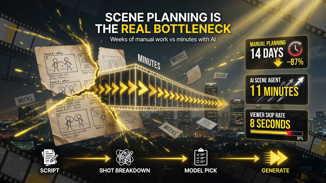 Scene planning bottleneck in AI video for creators