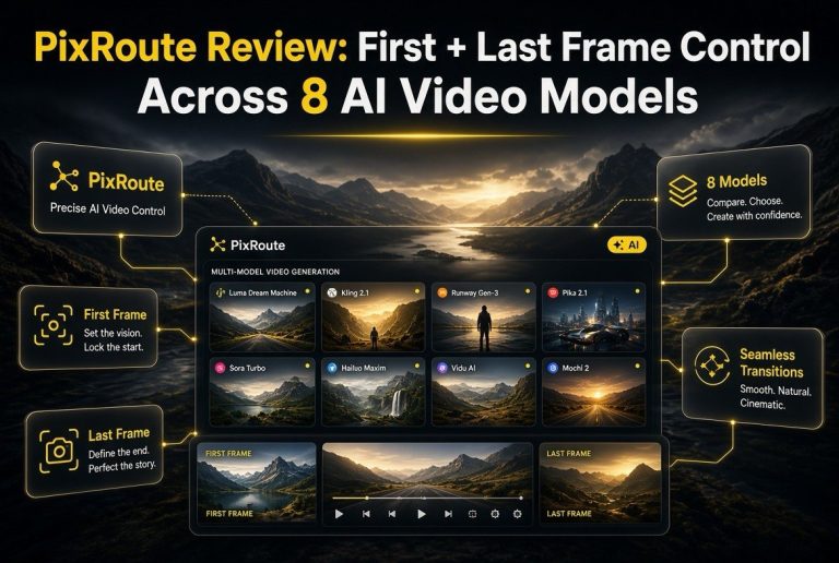 PixRoute Review: First + Last Frame Control Across 8 AI Video Models