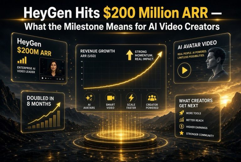 HeyGen Hits $200 Million ARR — What the Milestone Means for AI Video Creators