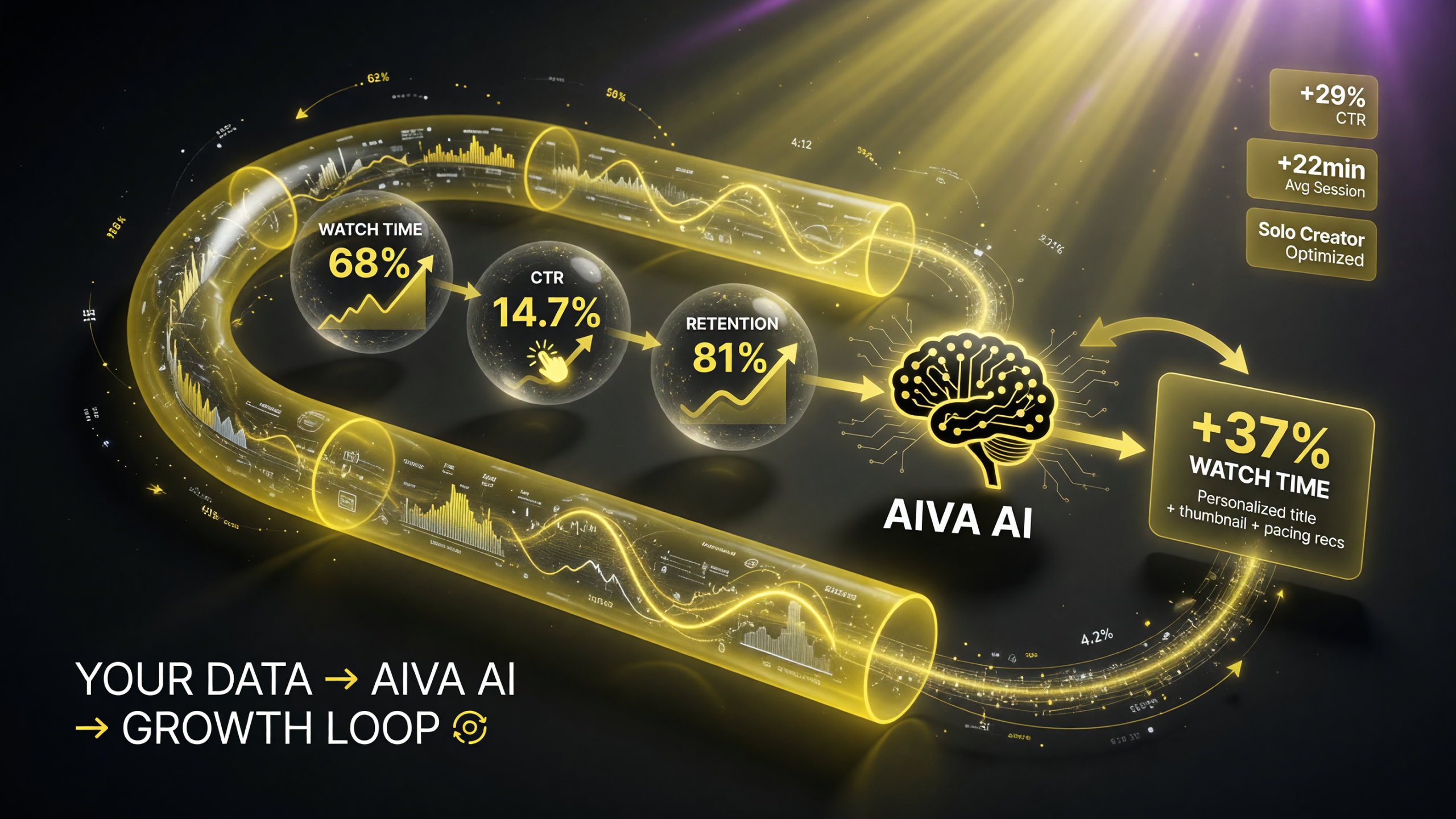 How TubeBuddy AI learns from channel data growth loop