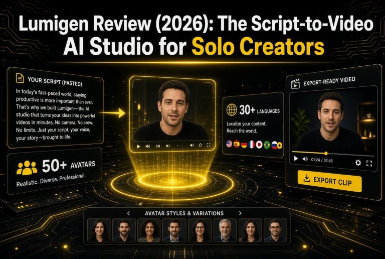 Lumigen Review (2026): The Script-to-Video AI Studio for Solo Creators
