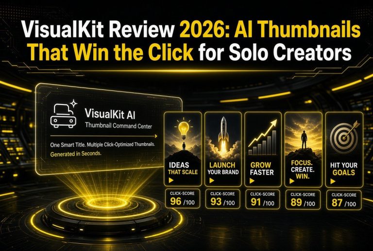 VisualKit AI thumbnail click-score