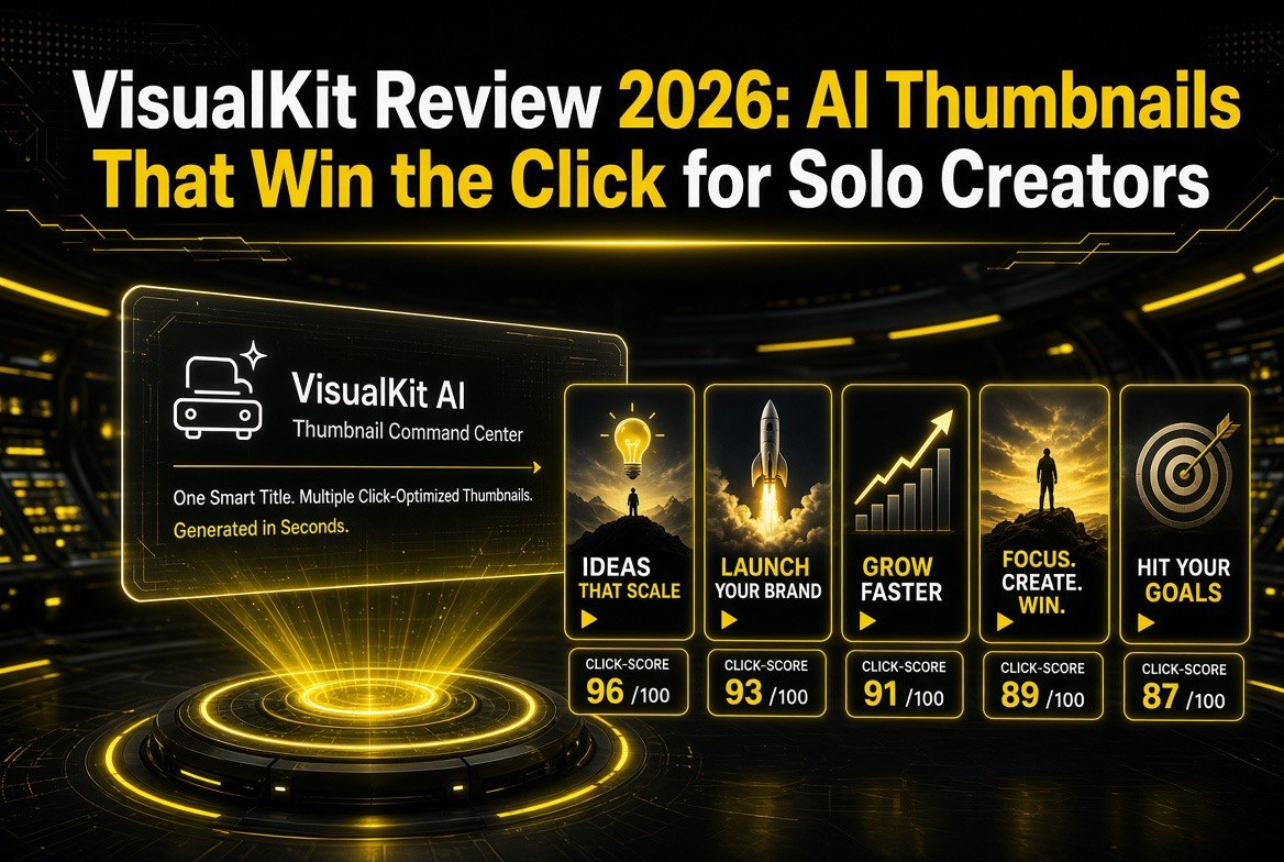 VisualKit AI thumbnail click-score