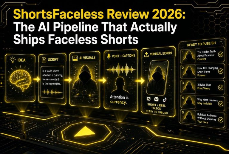 ShortsFaceless Review 2026: The AI Pipeline That Actually Ships Faceless Shorts