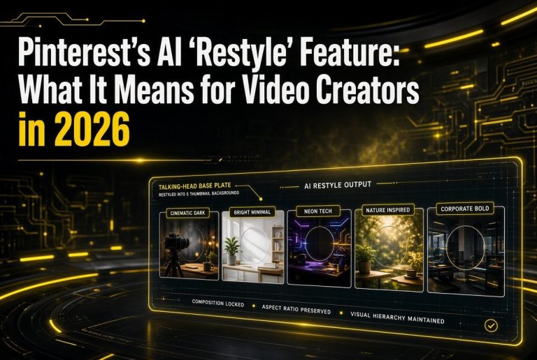 Pinterest’s AI ‘Restyle’ Feature: What It Means for Video Creators in 2026