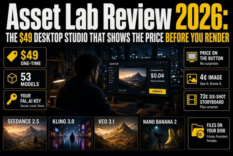 Asset Lab Review 2026: the $49 desktop AI studio that shows the price before you render