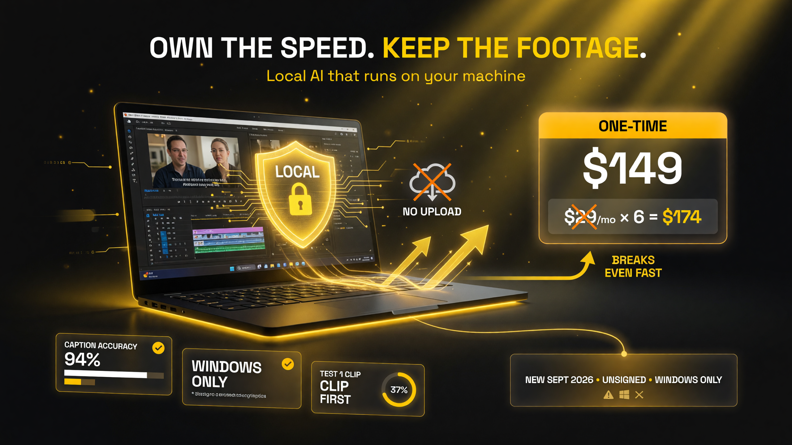 Auto Motion Studio buy decision one-time price vs cloud subscription for solo Windows creators