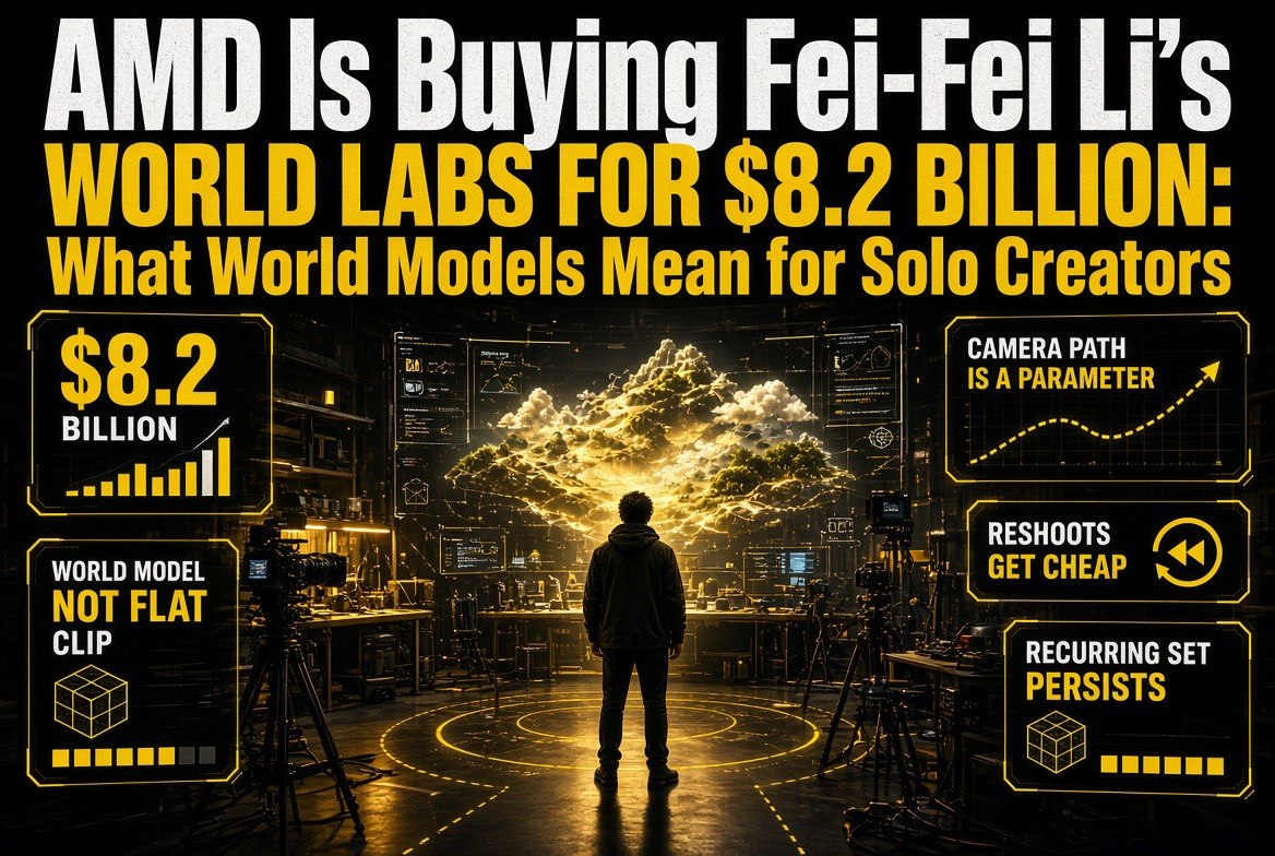 AMD acquires World Labs for 8.2 billion - what world models mean for solo creators